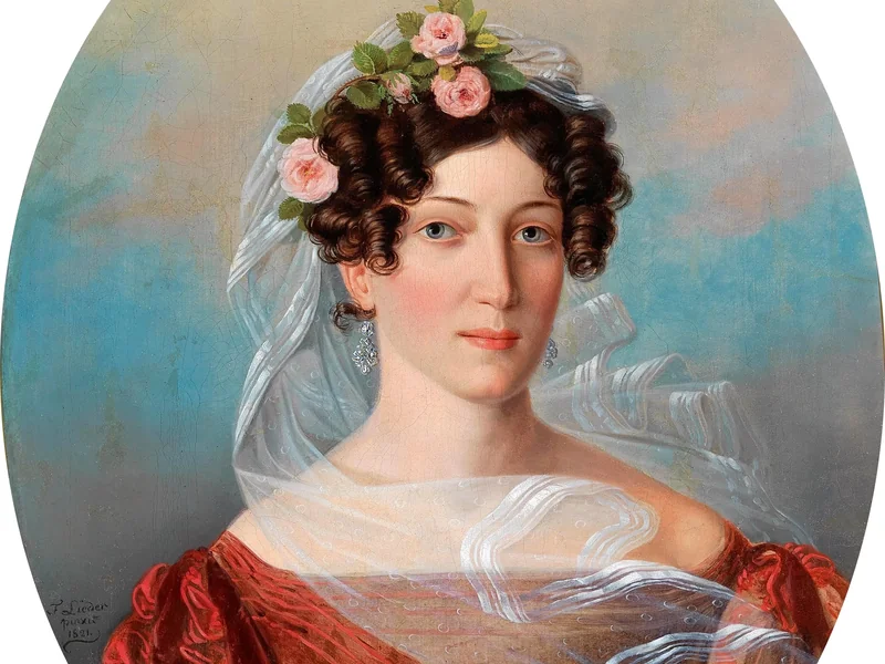 1780-Friedrich Johan Gottlieb Lieder - Ritratto di Princess Helene Poniński, née Countess Gorski (1791-1853)